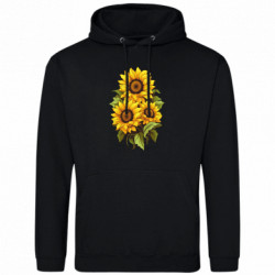 Худи облегченное три подсолнуха - FATLINE Худи облегченное три подсолнуха