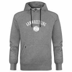 Худи премиум мужская Армрестлинг - FATLINE Худи премиум мужская Армрестлинг