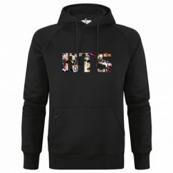 Худи премиум мужская BTS collage - FATLINE Худи премиум мужская BTS collage