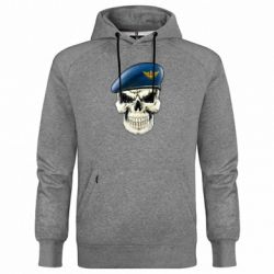 Худи премиум мужская Череп. Воздушные силы Украины - FATLINE Худи премиум мужская Череп. Воздушные силы Украины