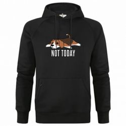 Худи премиум мужская Dog not today - FATLINE Худи премиум мужская Dog not today