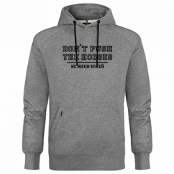 Худі преміум чоловіча Don't push the horses / Не жени коней