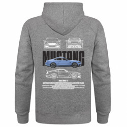 Худи премиум мужская Ford Mustang GT - FATLINE Худи премиум мужская Ford Mustang GT