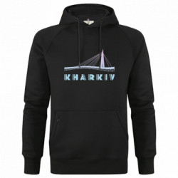 Худи премиум мужская Харьков набережная - FATLINE Худи премиум мужская Харьков набережная