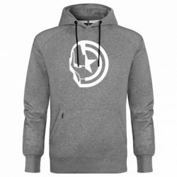 Худи премиум мужская Iron Man and Captain America - FATLINE Худи премиум мужская Iron Man and Captain America