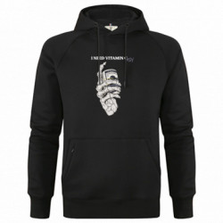 Худи премиум мужская I need vitamin Cash - FATLINE Худи премиум мужская I need vitamin Cash