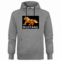 Худи премиум мужская Mustang Firely - FATLINE Худи премиум мужская Mustang Firely