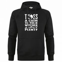 Худи премиум мужская Toss a coin to your witcher oh valley of plenty - FATLINE Худи премиум мужская Toss a coin to your witcher oh valley of plenty