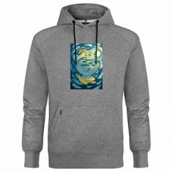 Худи премиум мужская Вселенная - FATLINE Худи премиум мужская Вселенная