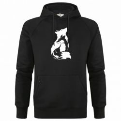 Худи премиум мужская Wolf And Fox - FATLINE Худи премиум мужская Wolf And Fox