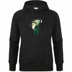 Худи премиум женская Lily flower - FATLINE Худи премиум женская Lily flower