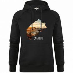 Худі преміум жіноча Місто Львів - FATLINE Худі преміум жіноча Місто Львів
