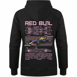 Худи премиум женская Red Bull Racing - FATLINE Худи премиум женская Red Bull Racing