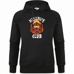 Худи премиум женская Stranger Things: Hellfire club - FATLINE Худи премиум женская Stranger Things: Hellfire club