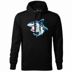 Худі унісекс Angry shark - FATLINE Худі унісекс Angry shark