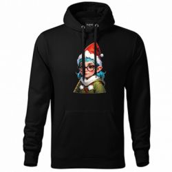 Худі унісекс Бабуся гном у новорічній шапці - FATLINE Худі унісекс Бабуся гном у новорічній шапці