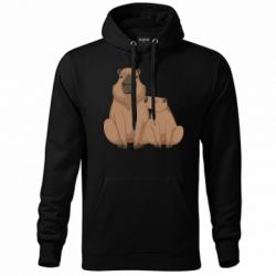 Худи унисекс Две капибары - FATLINE Худи унисекс Две капибары