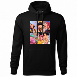 Худі унісекс Huntrix girls with Saja Boys - FATLINE Худі унісекс Huntrix girls with Saja Boys