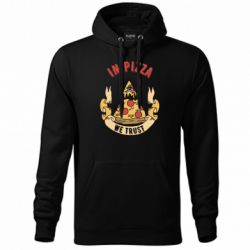 Худи унисекс In pizza we trust - FATLINE Худи унисекс In pizza we trust