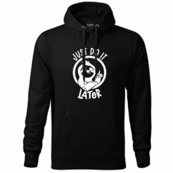 Худи унисекс Just do it later - FATLINE Худи унисекс Just do it later