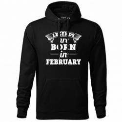 Худи унисекс Legends are born in February