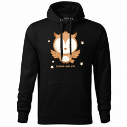 Худі унісекс Мила мудра сова із зірками