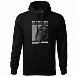 Худи унисекс "MY GIRLFRIEND" your photo and text - FATLINE Худи унисекс "MY GIRLFRIEND" your photo and text
