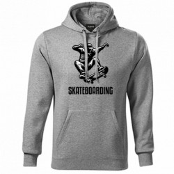 Худі унісекс Скейтбордист у стрибку