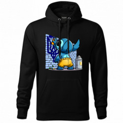 Худи унисекс Стич патриот Украины - FATLINE Худи унисекс Стич патриот Украины