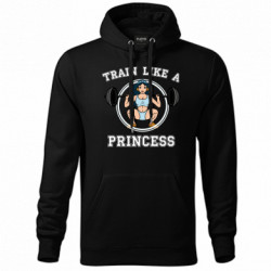 Худи унисекс Тренеруйся как принцесса