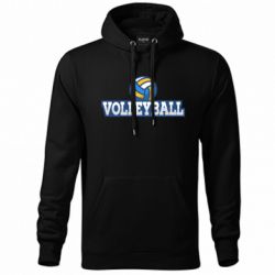 Худи унисекс Volleyball text and ball