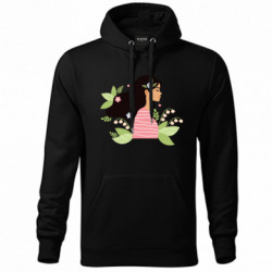 Худи унисекс Женщина с длинными волосами Весна