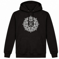 Худі утеплене Агісхьяльм скандинавський візерунок - FATLINE Худі утеплене Агісхьяльм скандинавський візерунок