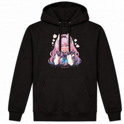 Худі утеплене Ahegao senpai рожеве волосся