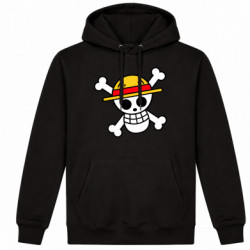 Худі утеплене Anime logo One Piece skull pirate