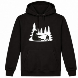 Худі утеплене Bear on picnic