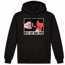 Худі утеплене Best cat dad ever