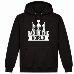 Худі утеплене Best dad in the world