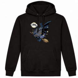 Худі утеплене бетман на метлі