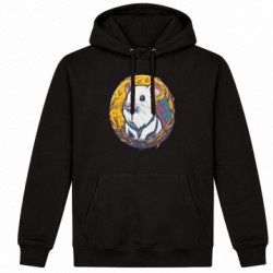 Худі утеплене Білий щур