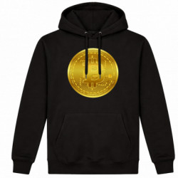 Худі утеплене Bitcoin coin