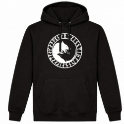 Худі утеплене Celtic Wolf Symbol - FATLINE Худі утеплене Celtic Wolf Symbol