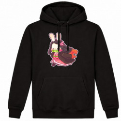 Худі утеплене Chibi Bunny Kamado Nezuko - FATLINE Худі утеплене Chibi Bunny Kamado Nezuko