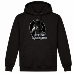 Худі утеплене Чумний лікар Довірся мені, я лікар