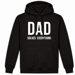 Худі утеплене Dad solves everything - FATLINE Худі утеплене Dad solves everything