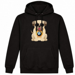 Худі утеплене Dog with a collar BMW