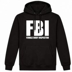 Худі утеплене FBI - Female Body Inspector