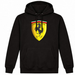 Худі утеплене Ferrari 3D Logo - FATLINE Худі утеплене Ferrari 3D Logo