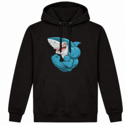 Худі утеплене Gym Shark Muscles