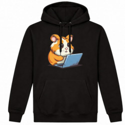 Худі утеплене Хом'як програміст з ноутом